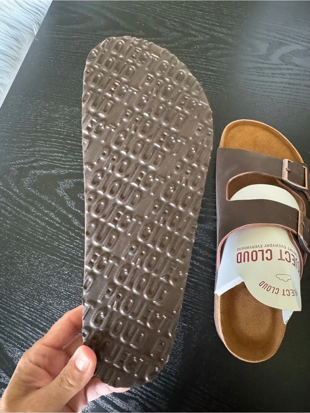 Men’s Brown Double-Buckle Sandals
